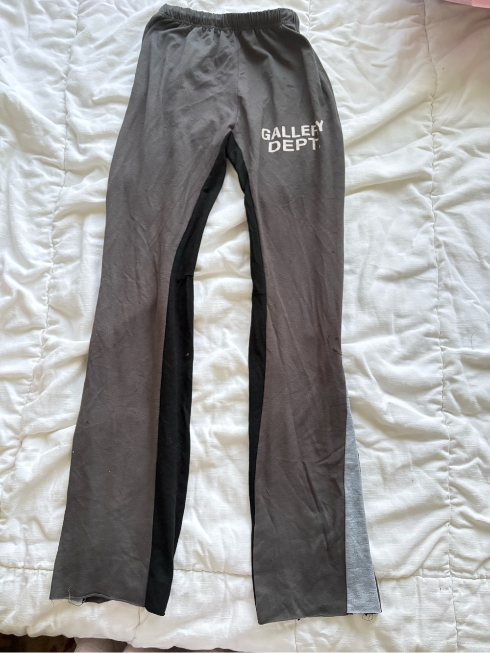 Gallery Dept Gray & Black Sweatpants